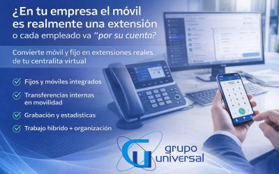 Centralita virtual para empresas: integra fijo y móvil como extensiones reales